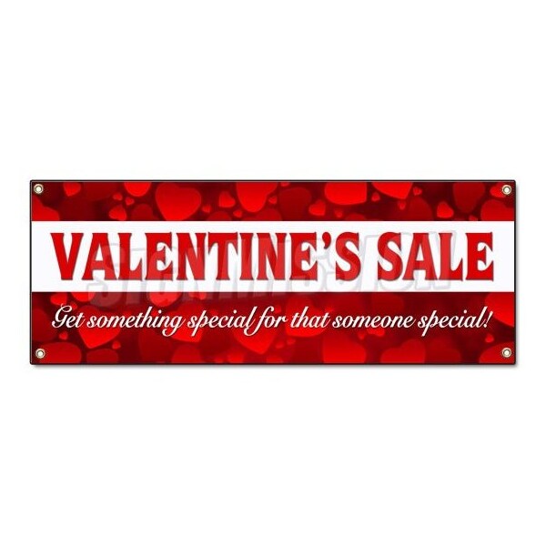 VALENTINES DAY SALE BANNER SIGN sale holiday valentine discount romantic love